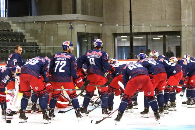 Photo hockey match Bienne - Salzbourg le 17/08/2019