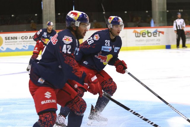 Photo hockey match Bienne - Salzbourg le 17/08/2019