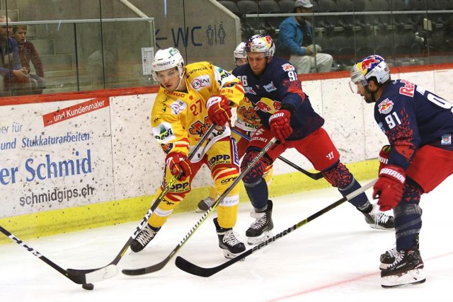 Photo hockey match Bienne - Salzbourg le 17/08/2019