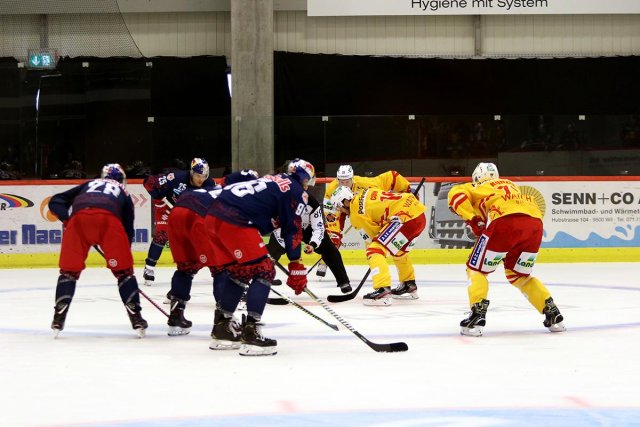 Photo hockey match Bienne - Salzbourg le 17/08/2019