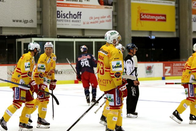 Photo hockey match Bienne - Salzbourg le 17/08/2019