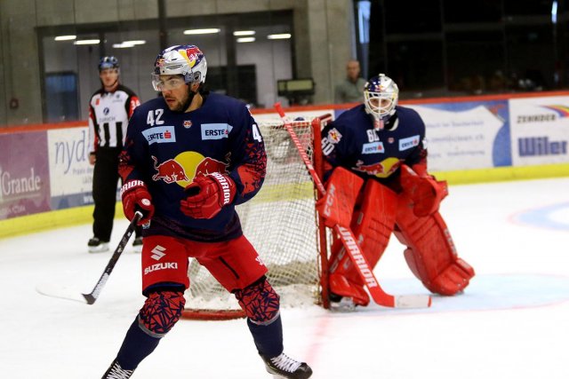 Photo hockey match Bienne - Salzbourg le 17/08/2019