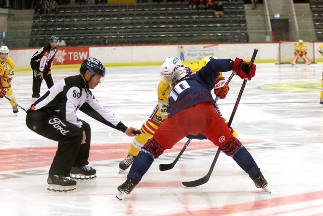 Photo hockey match Bienne - Salzbourg le 17/08/2019