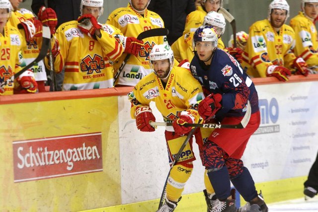 Photo hockey match Bienne - Salzbourg le 17/08/2019