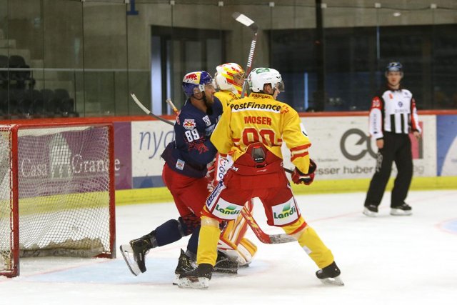 Photo hockey match Bienne - Salzbourg le 17/08/2019