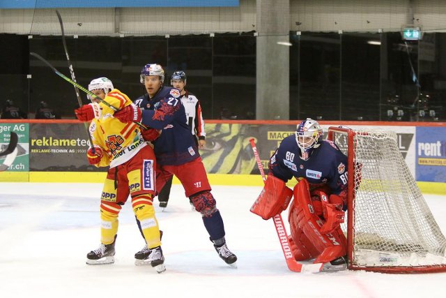 Photo hockey match Bienne - Salzbourg le 17/08/2019