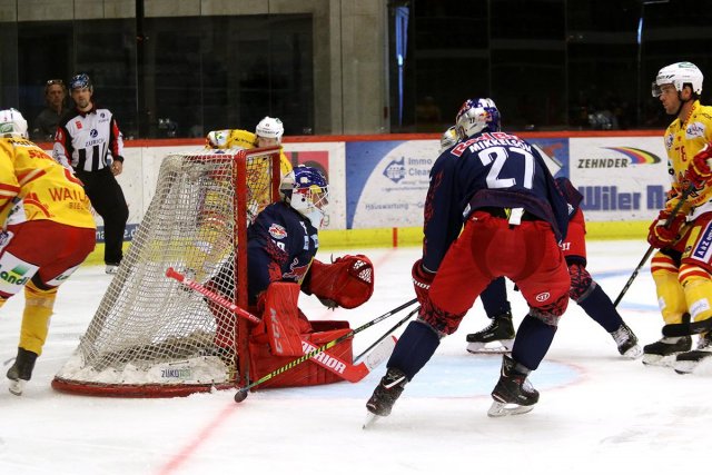 Photo hockey match Bienne - Salzbourg le 17/08/2019
