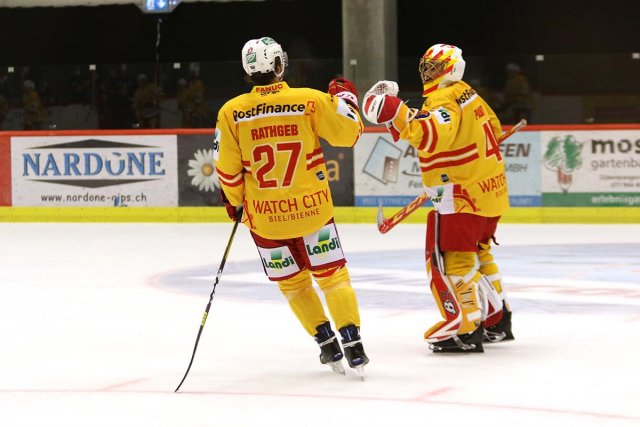 Photo hockey match Bienne - Salzbourg le 17/08/2019
