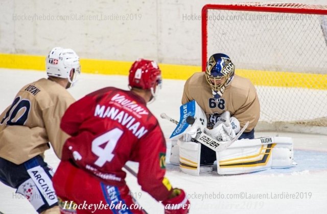 Photo hockey match Grenoble  - La Chaux-de-Fonds le 20/08/2019