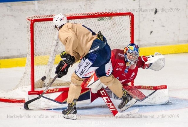Photo hockey match Grenoble  - La Chaux-de-Fonds le 20/08/2019