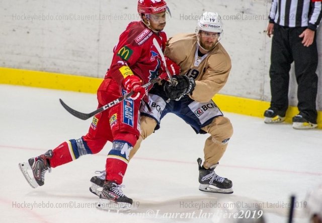 Photo hockey match Grenoble  - La Chaux-de-Fonds le 20/08/2019