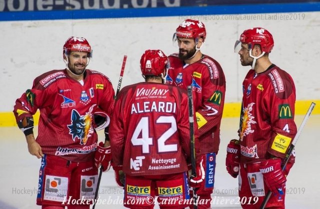 Photo hockey match Grenoble  - La Chaux-de-Fonds le 20/08/2019