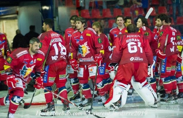 Photo hockey match Grenoble  - La Chaux-de-Fonds le 20/08/2019
