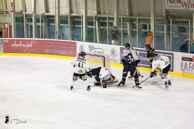Photo hockey match Fribourg - Rouen le 27/08/2019