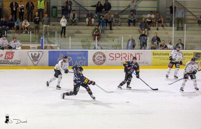 Photo hockey match Fribourg - Rouen le 27/08/2019