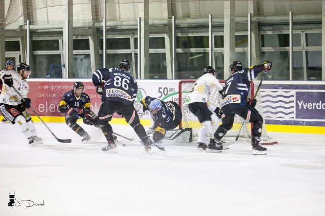 Photo hockey match Fribourg - Rouen le 27/08/2019