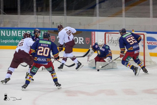 Photo hockey match Genève - Düsseldorf le 06/09/2019