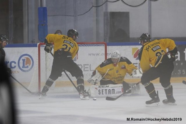 Photo hockey match Rouen - Nice le 13/09/2019