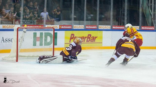 Photo hockey match Genève - Bienne le 14/09/2019