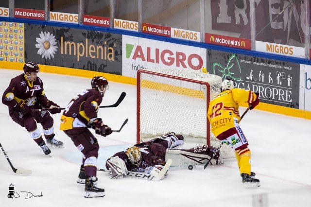 Photo hockey match Genève - Bienne le 14/09/2019