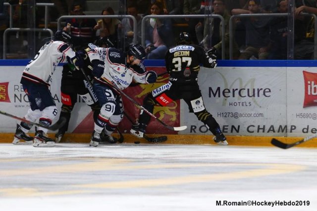 Photo hockey match Rouen - Angers  le 20/09/2019