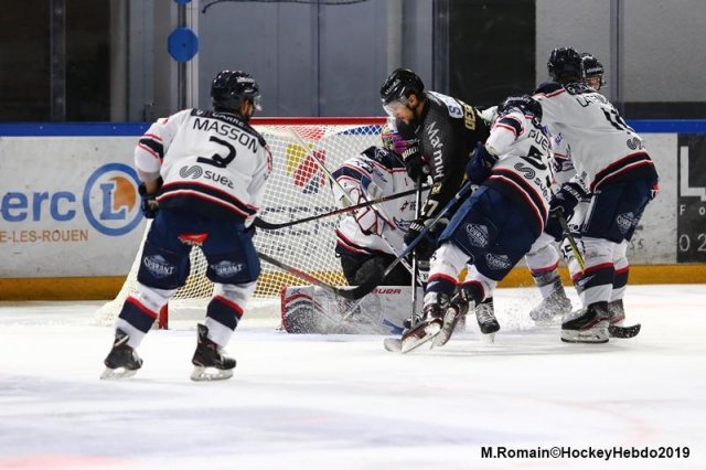 Photo hockey match Rouen - Angers  le 20/09/2019