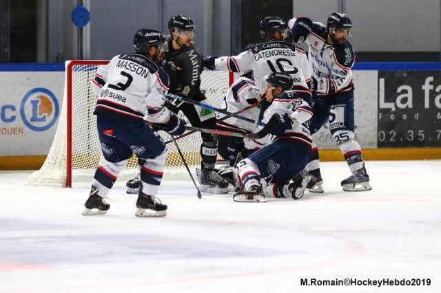 Photo hockey match Rouen - Angers  le 20/09/2019