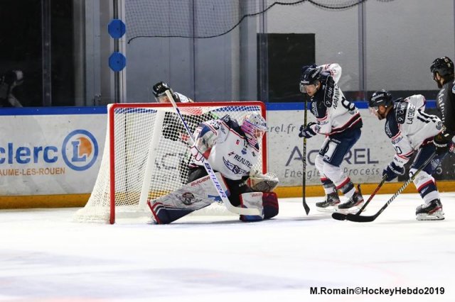 Photo hockey match Rouen - Angers  le 20/09/2019