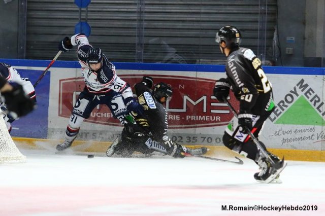 Photo hockey match Rouen - Angers  le 20/09/2019