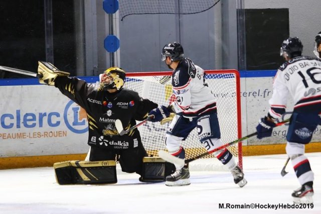 Photo hockey match Rouen - Angers  le 20/09/2019