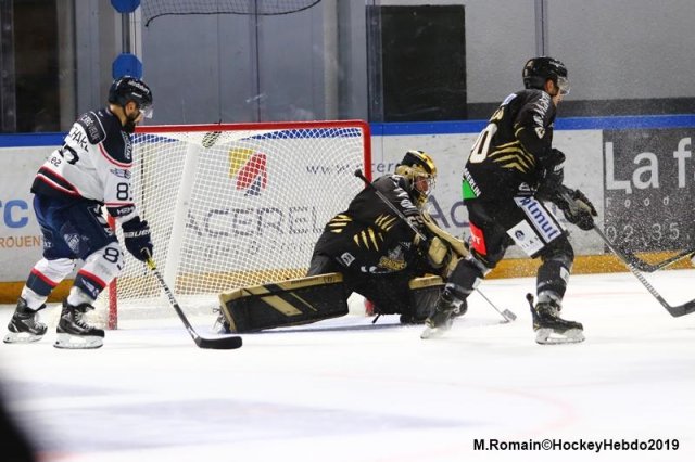Photo hockey match Rouen - Angers  le 20/09/2019
