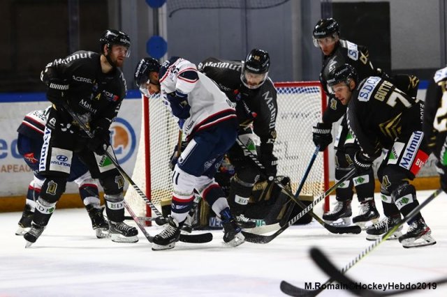 Photo hockey match Rouen - Angers  le 20/09/2019