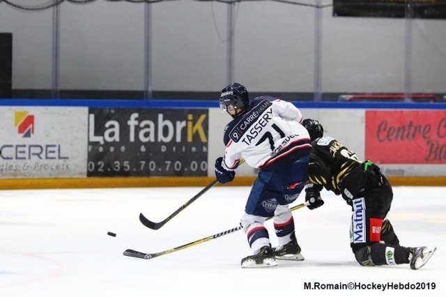 Photo hockey match Rouen - Angers  le 20/09/2019