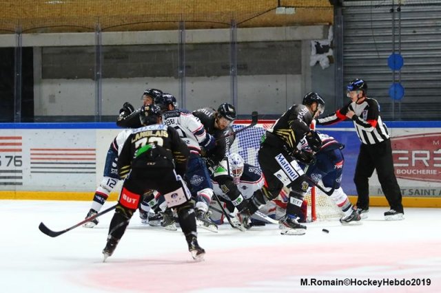Photo hockey match Rouen - Angers  le 20/09/2019