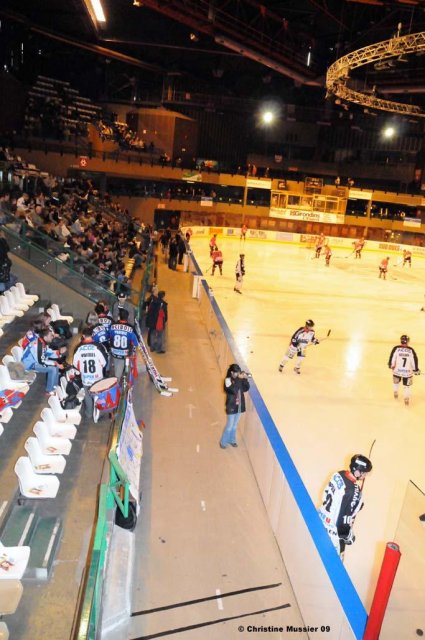 Photo hockey match Bordeaux - Caen  le 28/03/2009