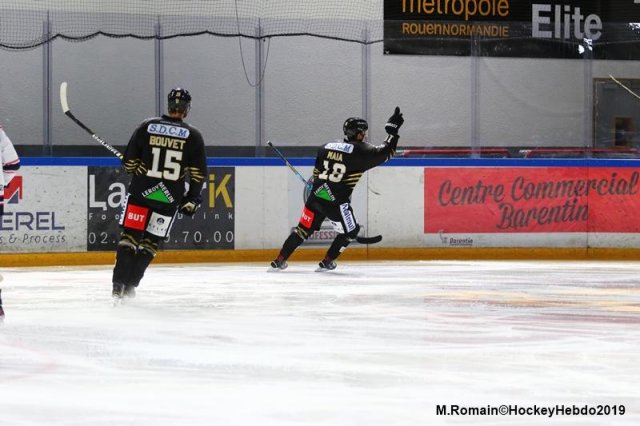Photo hockey match Rouen - Angers  le 20/09/2019