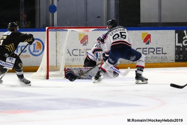 Photo hockey match Rouen - Angers  le 20/09/2019