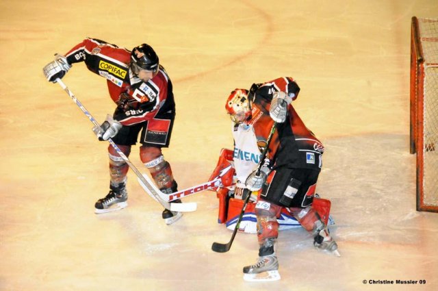 Photo hockey match Bordeaux - Caen  le 28/03/2009