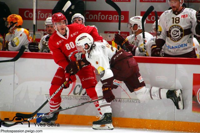 Photo hockey match Lausanne - Genève le 24/09/2019