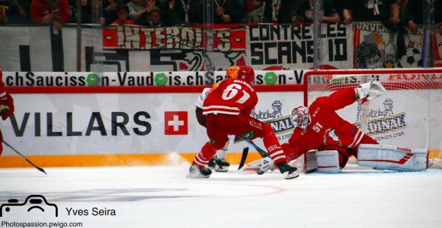 Photo hockey match Lausanne - Genève le 24/09/2019