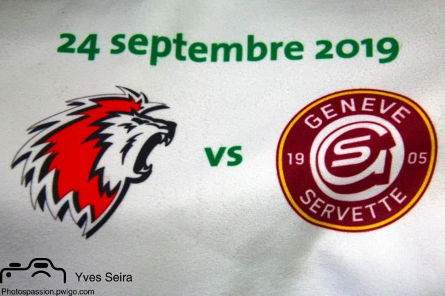 Photo hockey match Lausanne - Genève le 24/09/2019