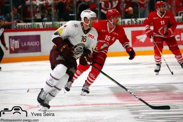 Photo hockey match Lausanne - Genève le 24/09/2019