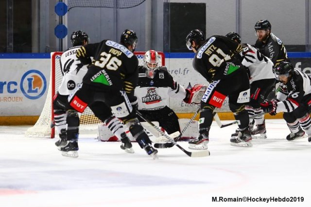 Photo hockey match Rouen - Bordeaux le 24/09/2019
