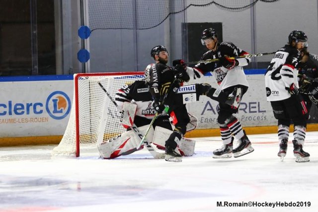 Photo hockey match Rouen - Bordeaux le 24/09/2019