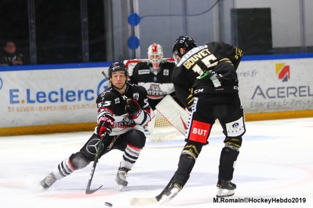 Photo hockey match Rouen - Bordeaux le 24/09/2019