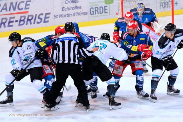 Photo hockey match Grenoble  - Gap  le 29/09/2019