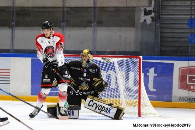 Photo hockey match Rouen - Mulhouse le 01/10/2019