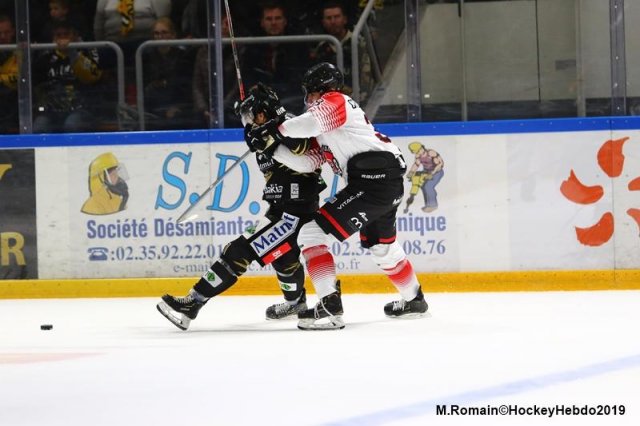 Photo hockey match Rouen - Mulhouse le 01/10/2019