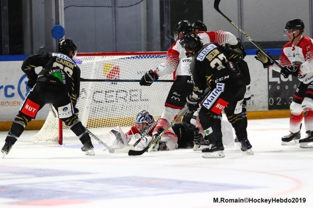 Photo hockey match Rouen - Mulhouse le 01/10/2019