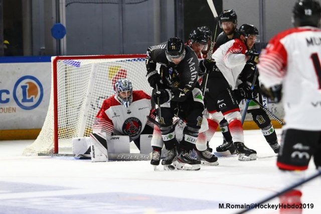 Photo hockey match Rouen - Mulhouse le 01/10/2019